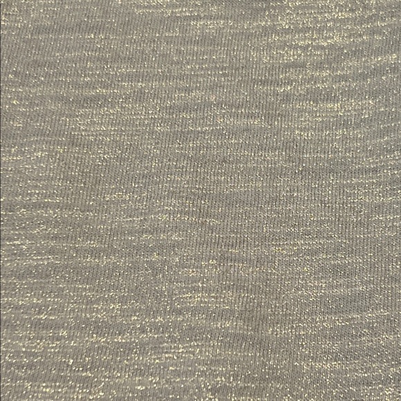 Chico's Shimmery Champagne Gold Short Sleeve High-Low Top Chico’s 3 (US size 16) - Picture 9 of 10